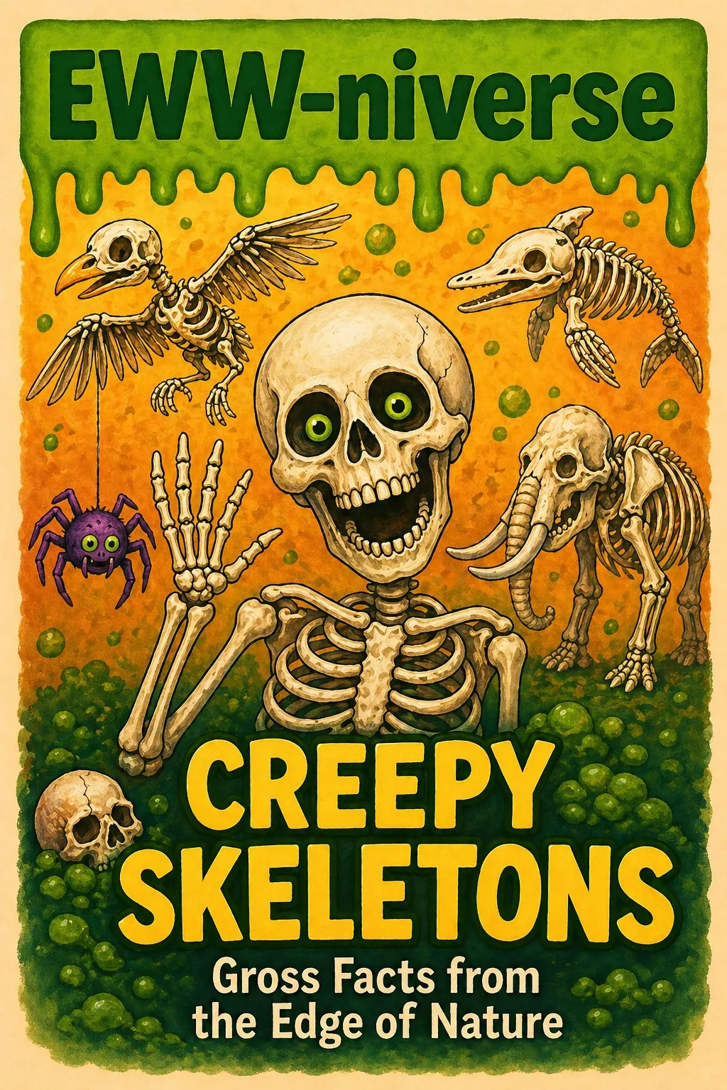 Creepy Skeletons book cover